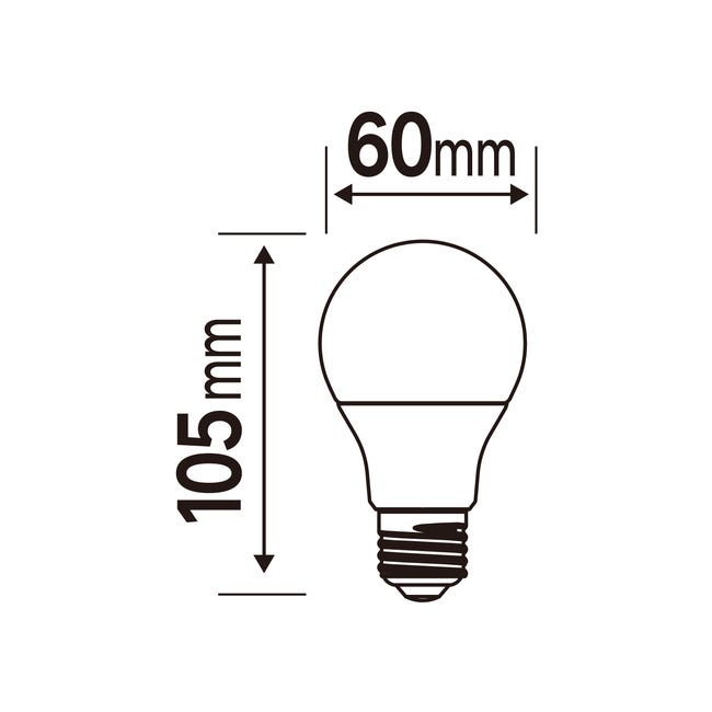 Żarówka LED E27 7,8 W 1055 lm Ciepła biel Lexman