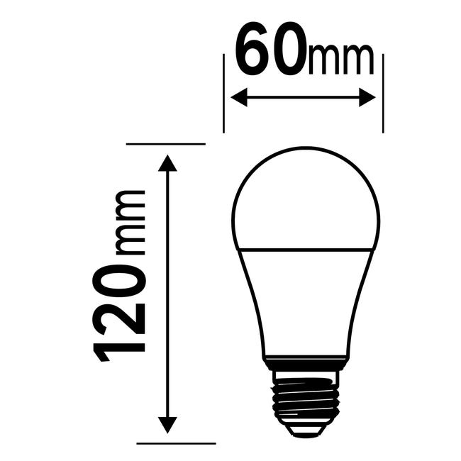 Żarówka LED E27 7,8 W 1055 lm Ciepła biel biel Lexman