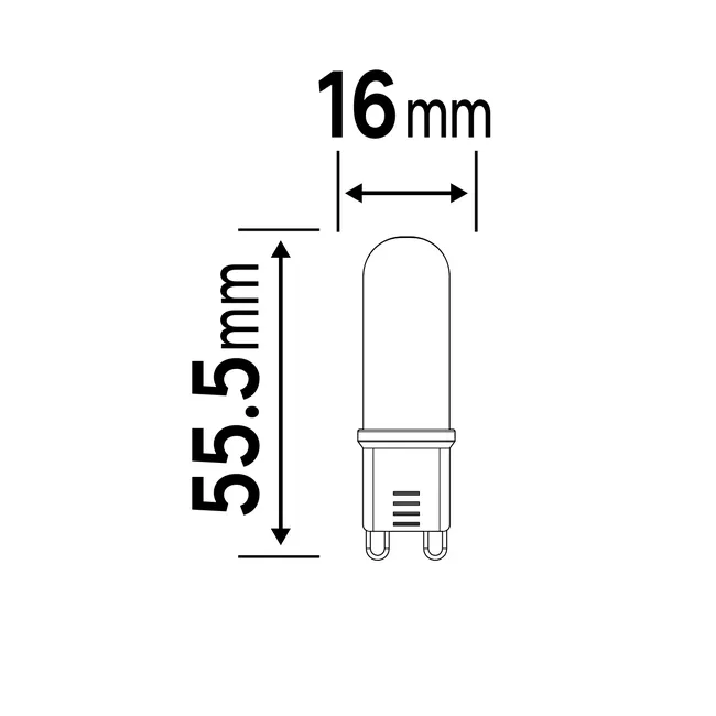 Żarówka LED G9 3 szt. 4,2 W 470 lm Neutralna biel Lexman
