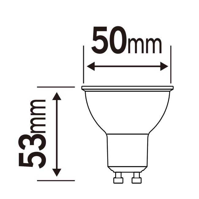 Żarówka LED GU10 3,6 W = 35 W 340 lm Ciepła biel Lexman