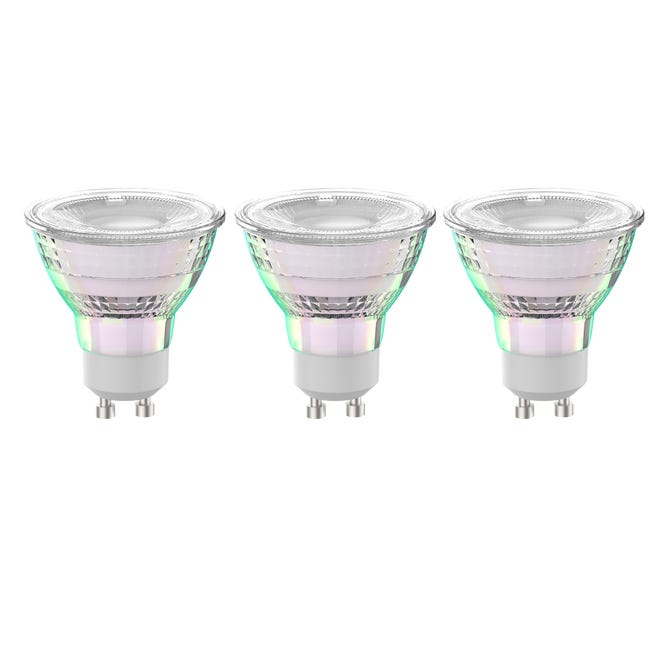 Żarówka LED GU10 3 szt. 3,9 W 450 lm Zimna biel Lexman