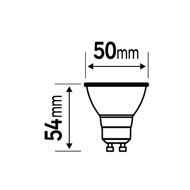 Żarówka LED GU10 3szt. 2,5 W 450 lm Neutralna biel Lexman