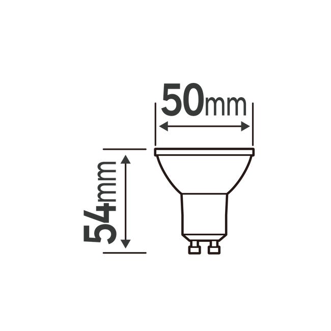 Żarówka LED GU10 4 W 460 lm Ciepła biel Lexman