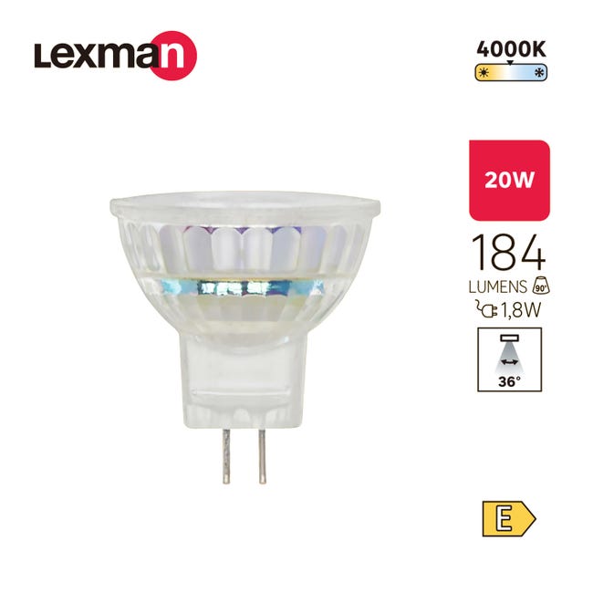 Żarówka LED GU4 1,8 W 184 lm Neutralna biel Lexman