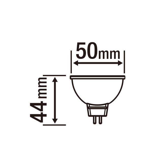 Żarówka LED GU5.3 7,4 W = 50 W 750 lm Ciepła biel Lexman