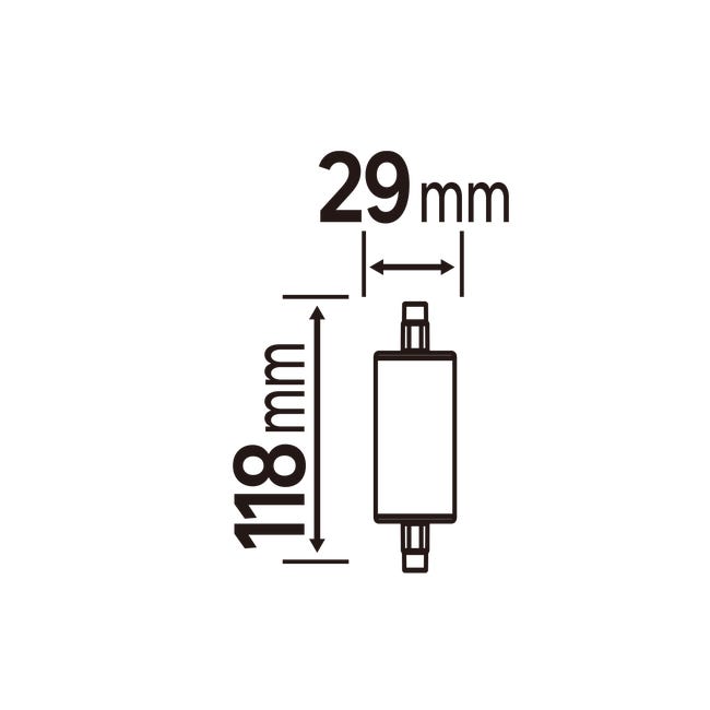 Żarówka LED R7S 16,5 W = 150 W 2452 lm Ciepła biel Lexman