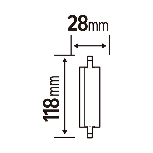 Żarówka LED R7S 3 szt. 20 W 3000 lm Ciepła biel Lexman