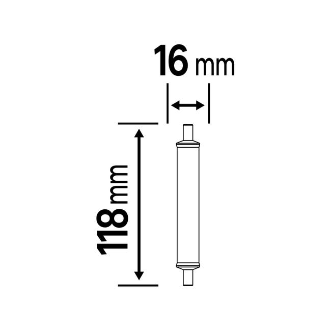 Żarówka LED R7S 7,7 W 850 lm Neutralna biel Lexman