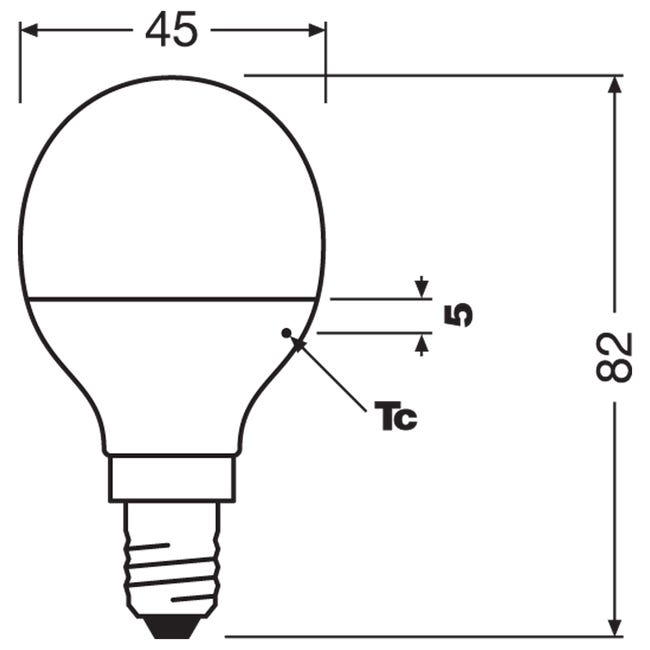 Żarówka antybakteryjna LED E14 5.5 W 470 lm Ciepła Osram