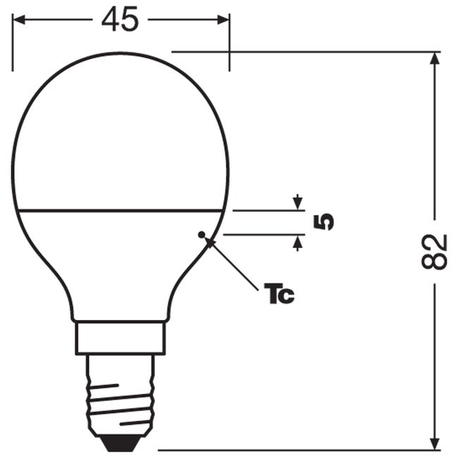 Żarówka antybakteryjna LED E14 5.5 W 470 lm Neutralna Osram