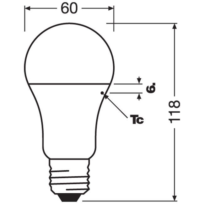 Żarówka antybakteryjna LED E27 10 W 1055 lm Neutralna Osram
