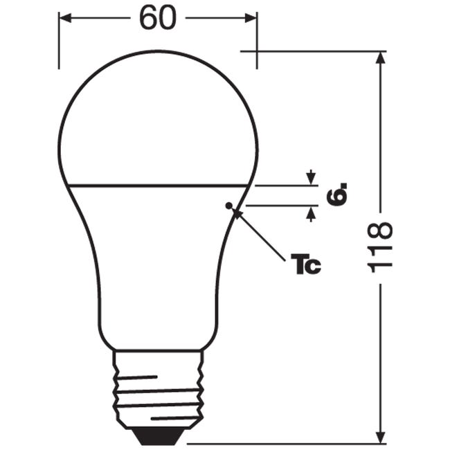 Żarówka antybakteryjna LED E27 13 W 1521 lm Ciepła Osram