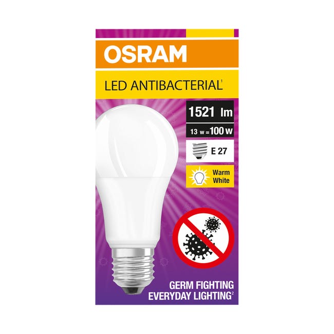 Żarówka antybakteryjna LED E27 13 W 1521 lm Ciepła Osram