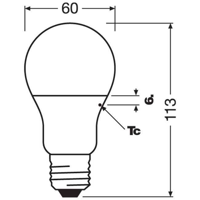 Żarówka antybakteryjna LED E27 8.5 W 806 lm Ciepła Osram