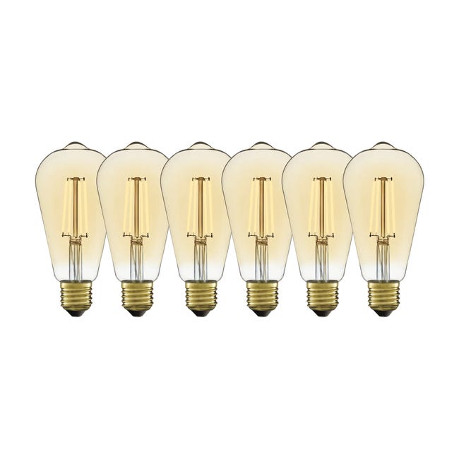Żarówka dekoracyjna LED 6 szt. E27 2,7 W 300 lm Lexman