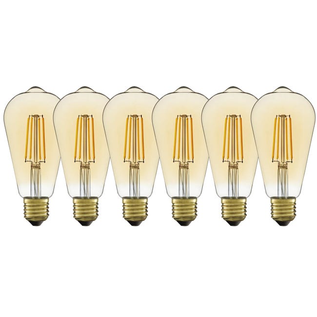 Żarówka dekoracyjna LED 6 szt. E27 2,7 W 300 lm Lexman