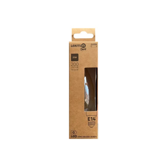 Żarówka dekoracyjna LED E14 3,4 W 200 lm Lexman