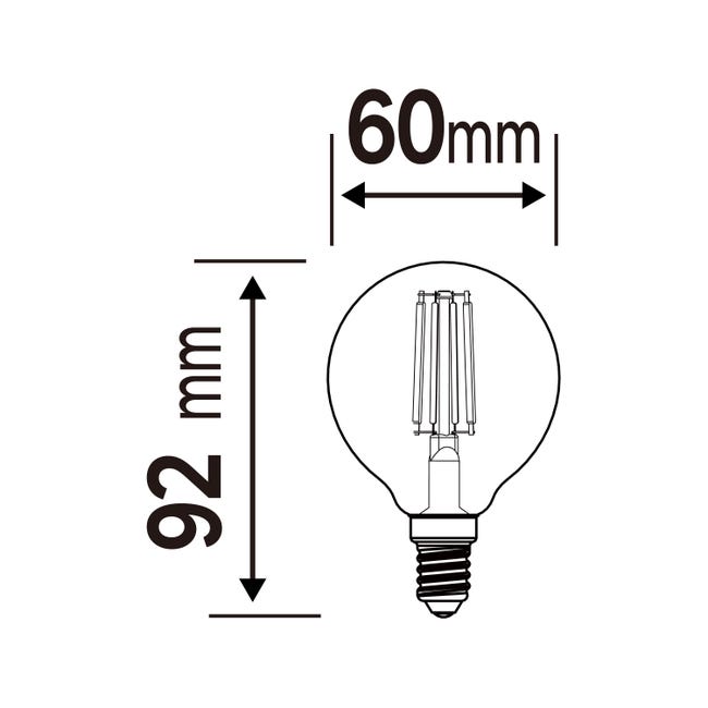 Żarówka dekoracyjna LED E14 4,2 W 470 lm  Lexman