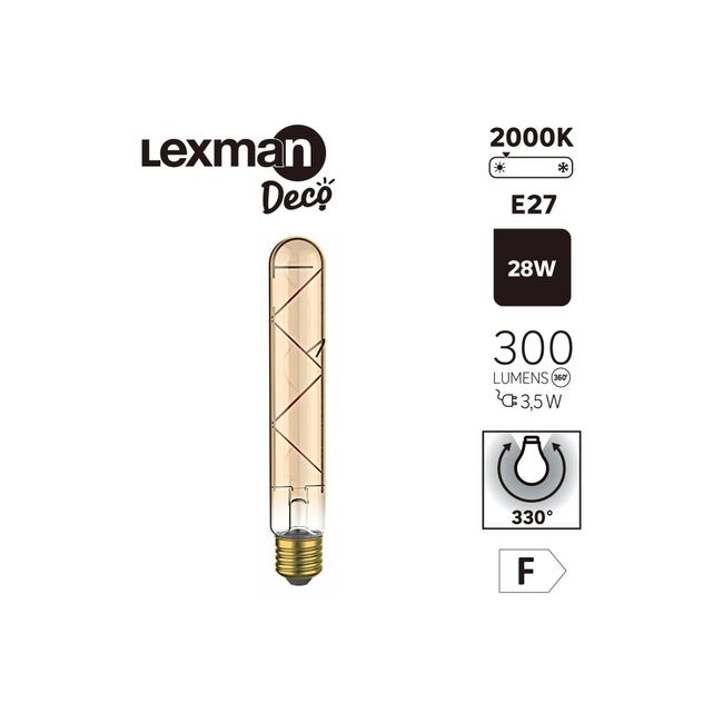 Żarówka dekoracyjna LED E27 3,5 W 300 lm Lexman