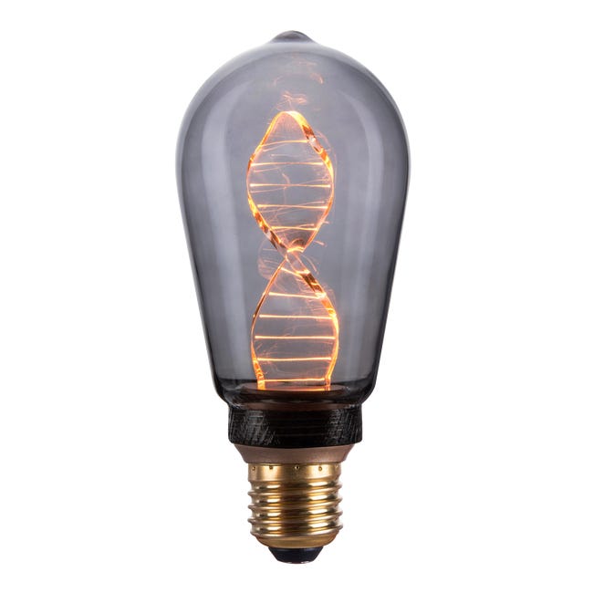 Żarówka dekoracyjna LED E27 3.5 W 60 lm czarna Polux