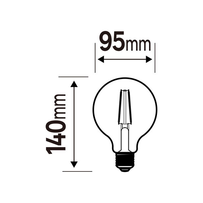 Żarówka dekoracyjna LED E27 4,9 W 806 lm Lexman
