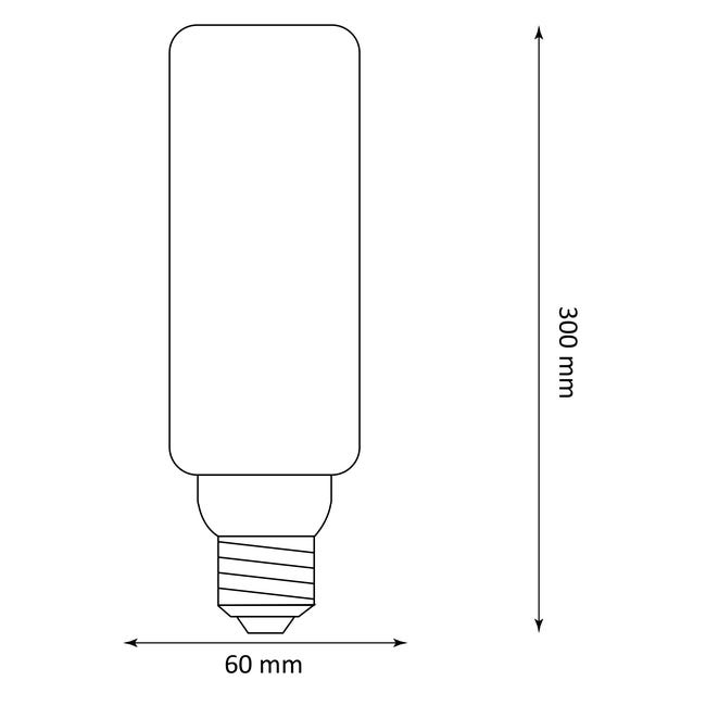 Żarówka dekoracyjna LED E27 4 W 180 lm bursztynowa Polux