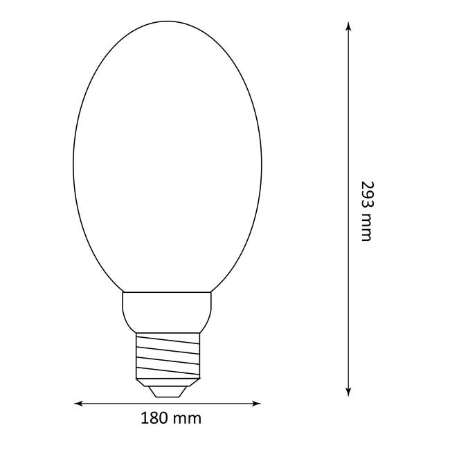 Żarówka dekoracyjna LED E27 4 W 200 lm bursztynowa Polux