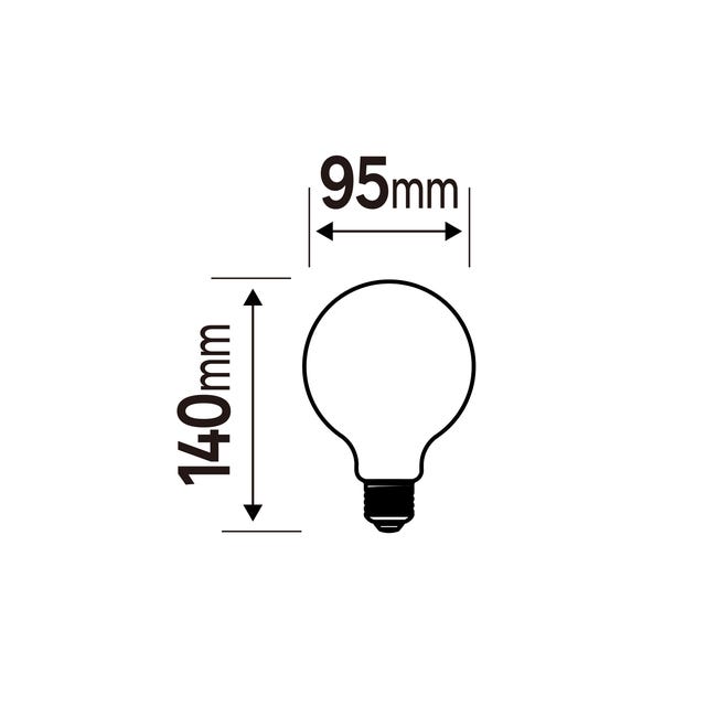 Żarówka dekoracyjna LED E27 5.8 W = 40 W 470 lm Lexman