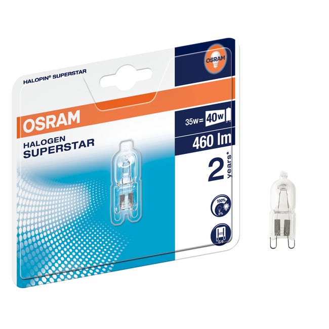 Żarówka halogenowa G9 35 W 460 lm Osram