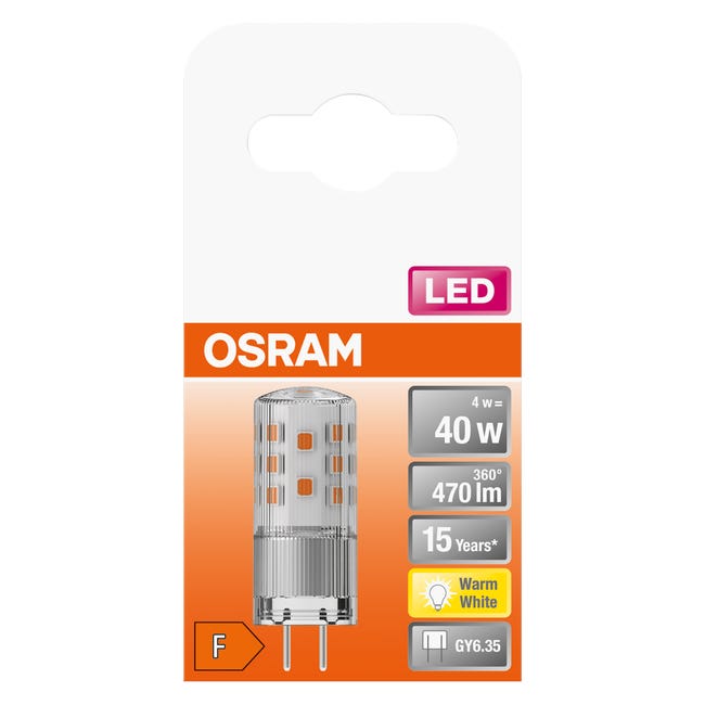 Żarówka halogenowa GY6.35 4 W 470 lm Ciepła biel Osram 