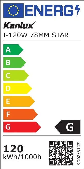 Żarówka halogenowa R7S 120 W = 155 W 2220 lm Kanlux