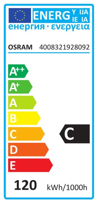 Żarówka halogenowa R7s 120 W = 150 W 2250 lm Osram