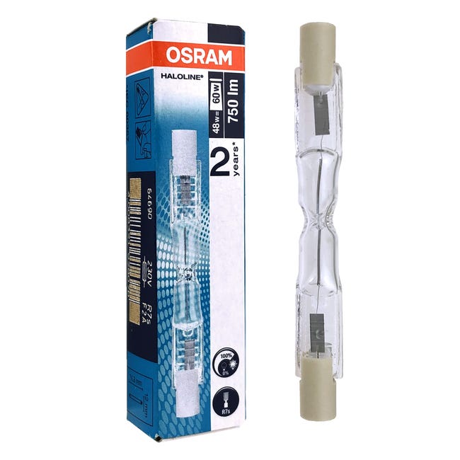 Żarówka halogenowa R7s 48 W = 60 W 750 lm Osram