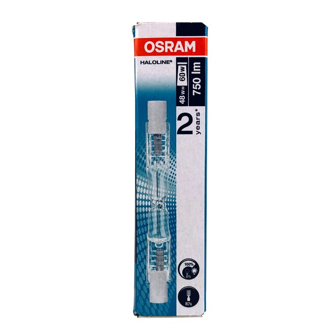 Żarówka halogenowa R7s 48 W = 60 W 750 lm Osram