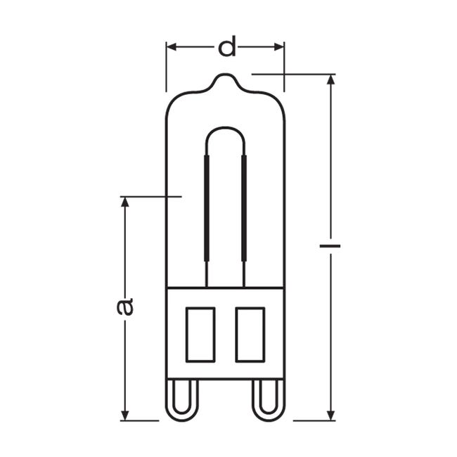 Żarówka halogenowa do piekarnika G9 40 W Osram