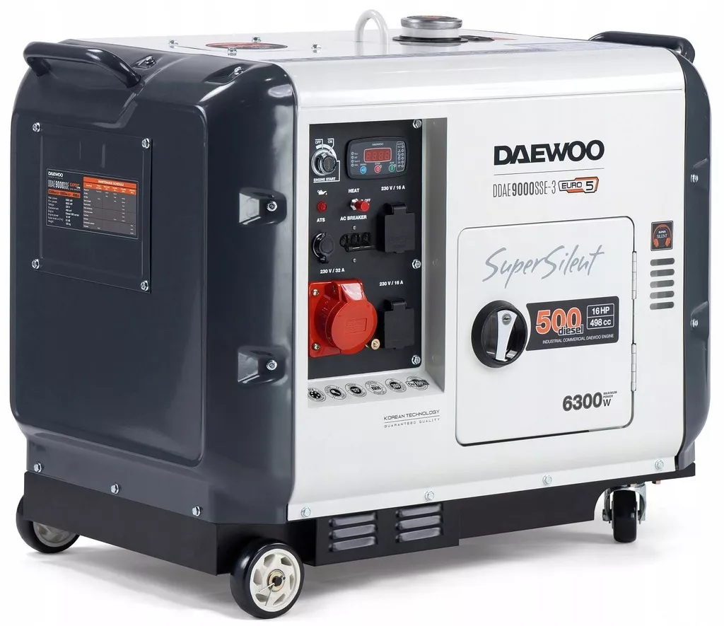 Agregat prądotwórczy Daewoo DDAE 9000SSE-3 | 