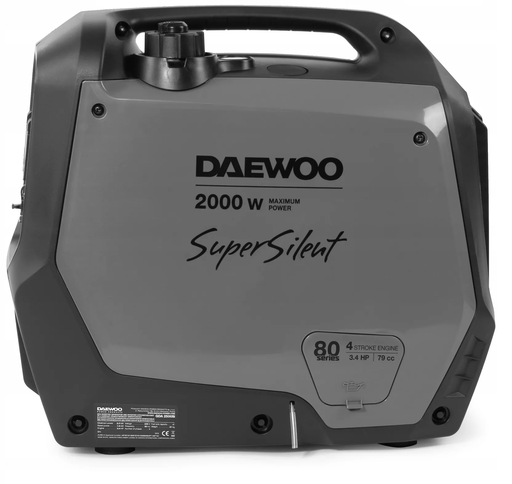 Agregat prądotwórczy Daewoo Power GDA 2500Si | 