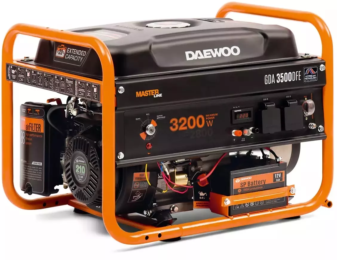 Agregat prądotwórczy Daewoo Power GDA 3500DFE | 