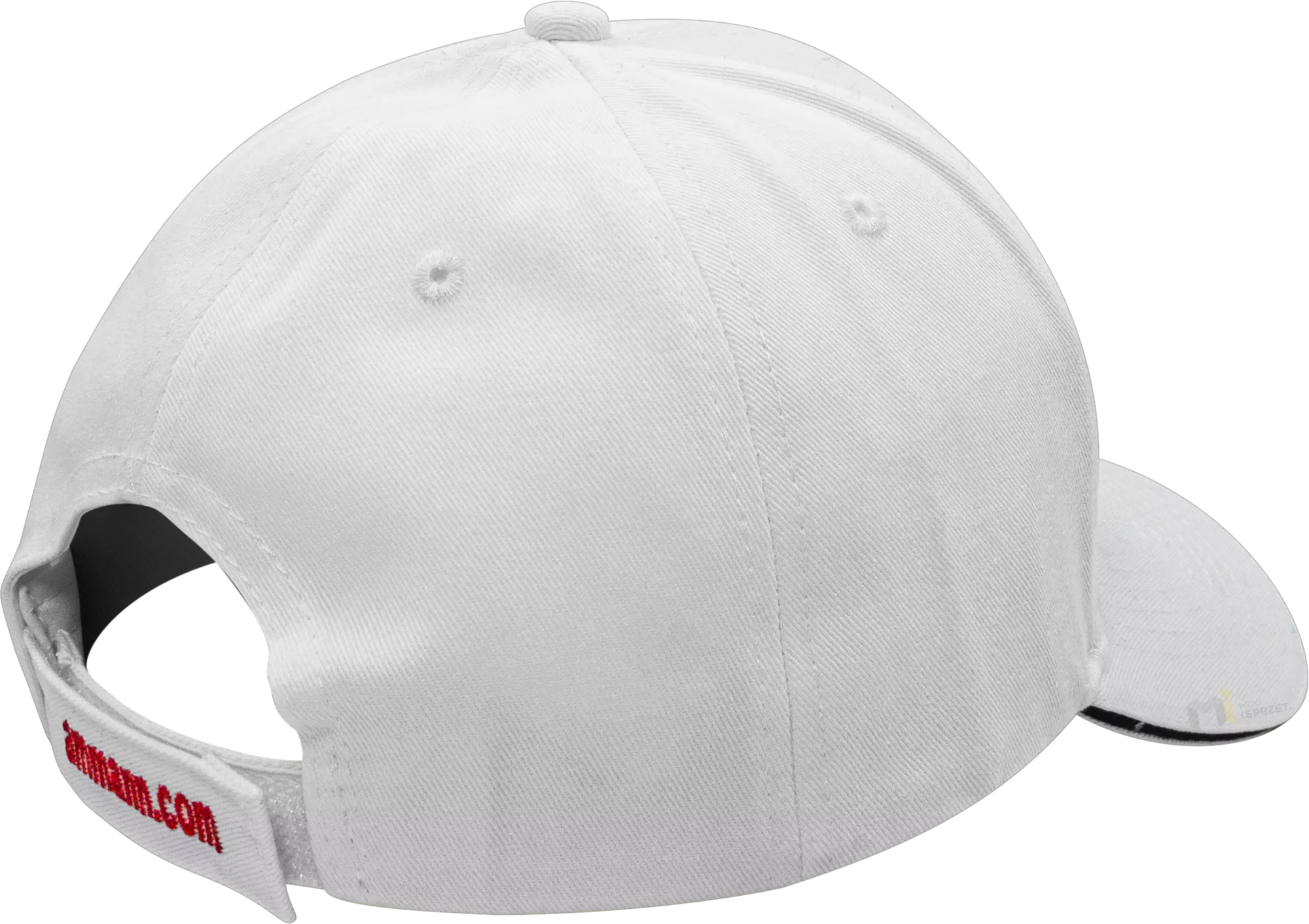 Biała czapka z daszkiem z logo Ammann  mini