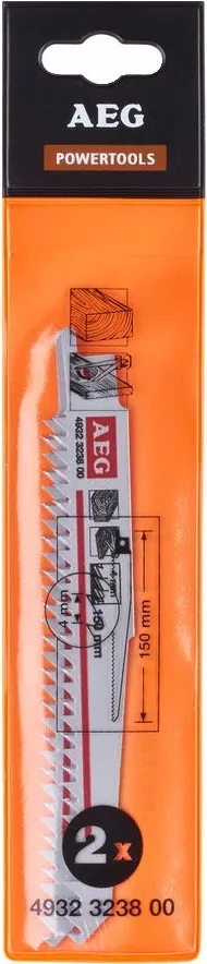 Brzeszczot AEG Powertools S644D 150 x 4 mm 2 sztuki | 