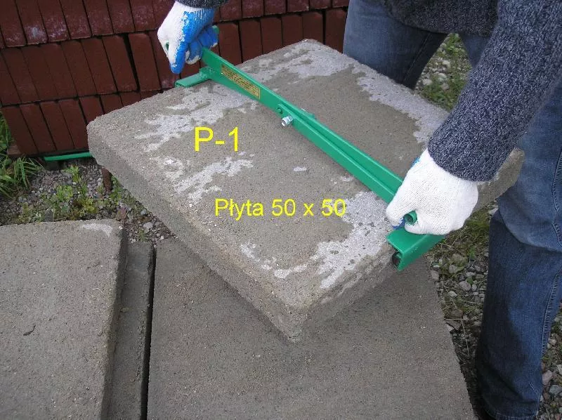 Chwytak do płyt, pustaków i bloczków Wujon P-1 | 