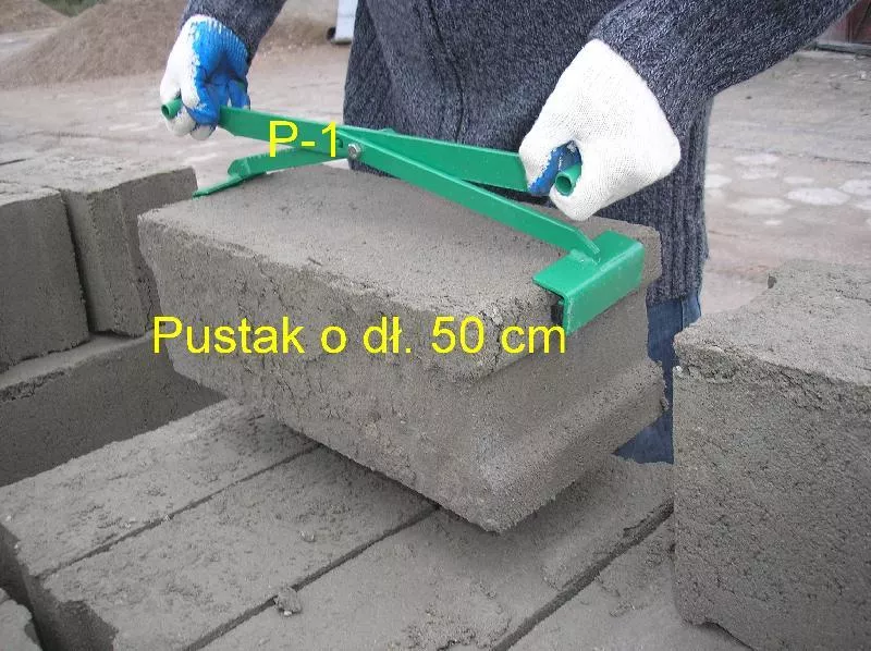 Chwytak do płyt, pustaków i bloczków Wujon P-1 | 