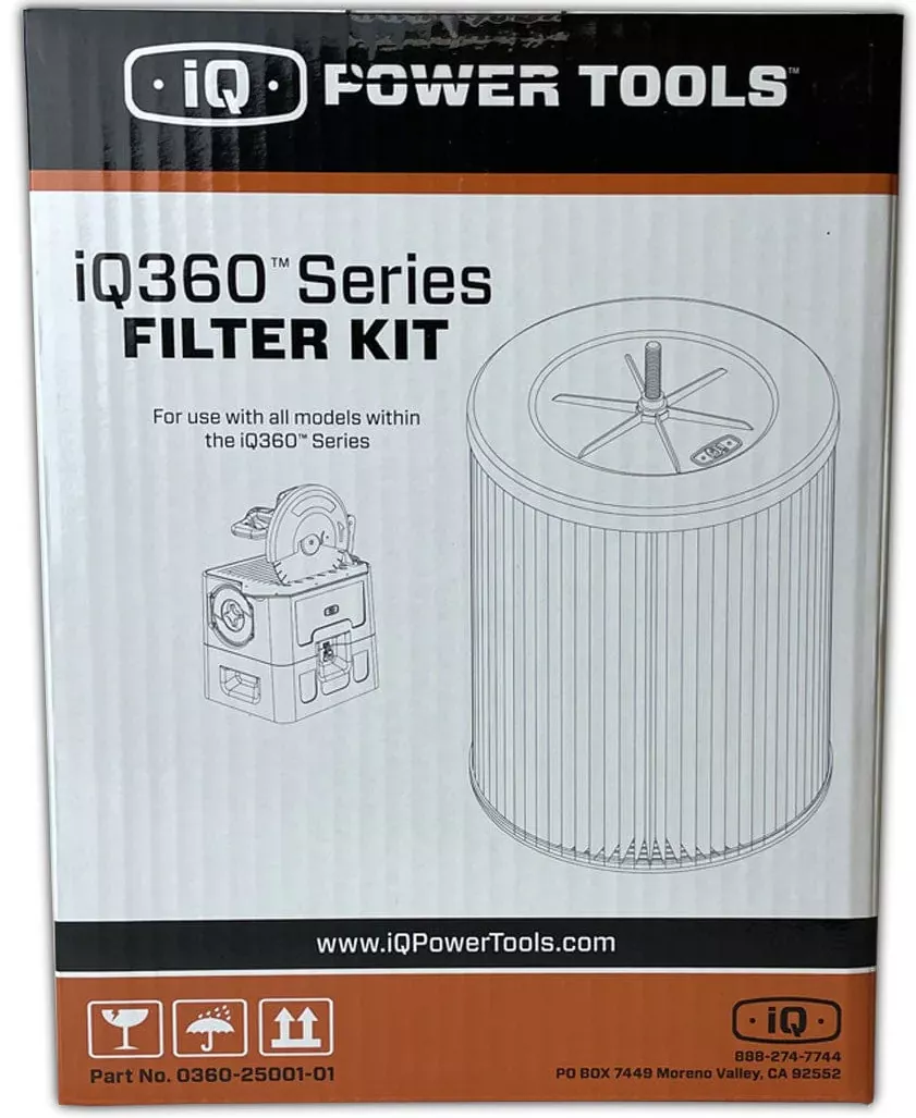 Filtr iQ Power Tools do przecinarki stolikowej iQ360XR