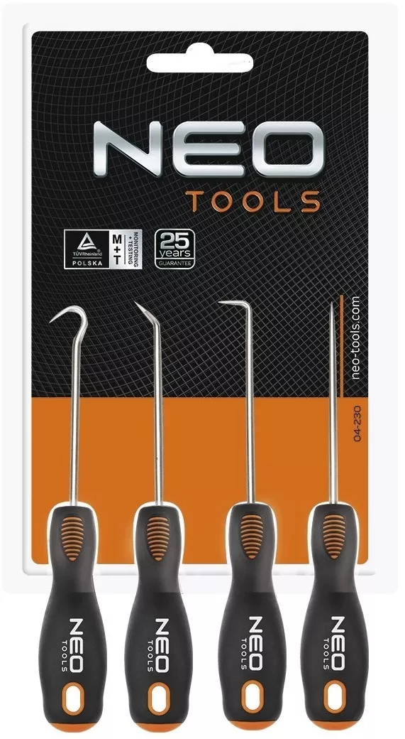 Haki 140 mm Neo Tools 04-230 (4 sztuki)