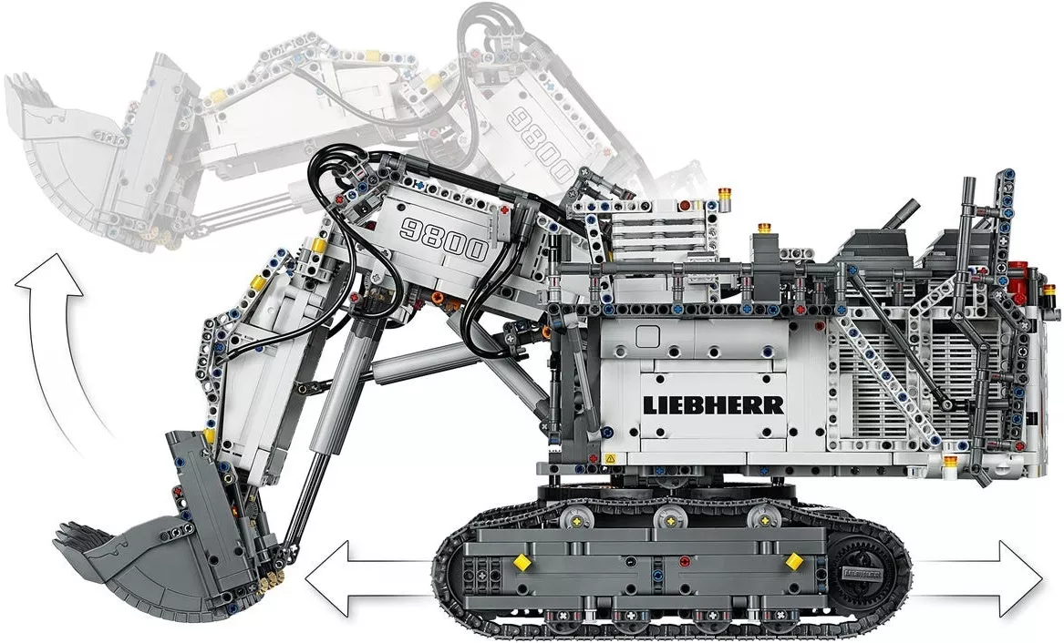 Koparka Liebherr R 9800 LEGO Technic  mini