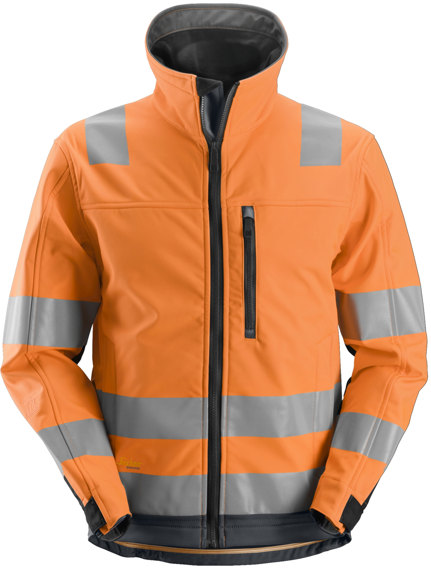 Kurtka odblaskowa Snickers AllroundWork EN soft shell | 