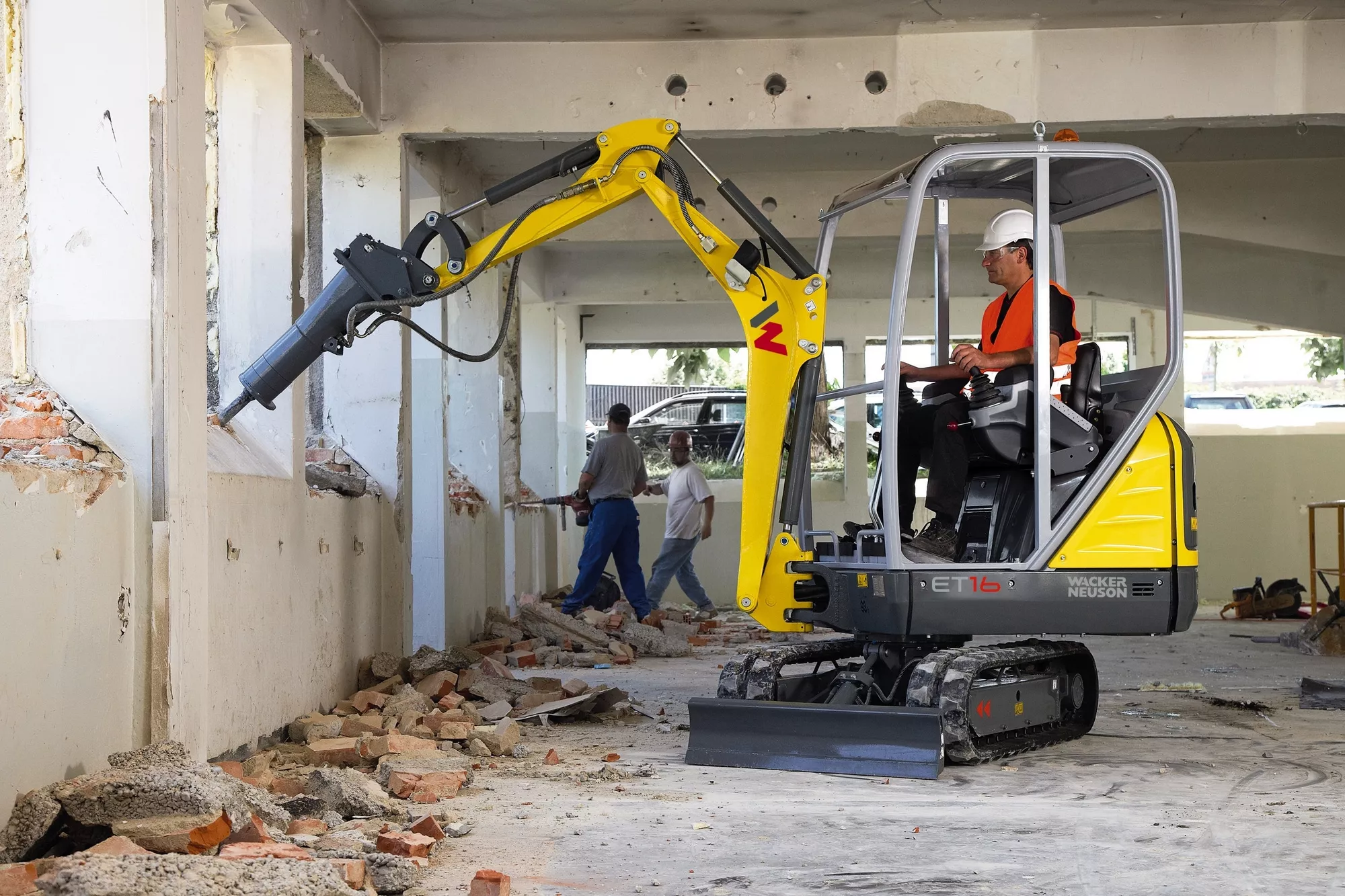 Minikoparka gąsienicowa Wacker Neuson ET16 z nadwoziem