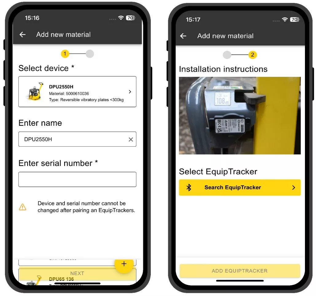 Moduł Wacker Neuson EquipTracker