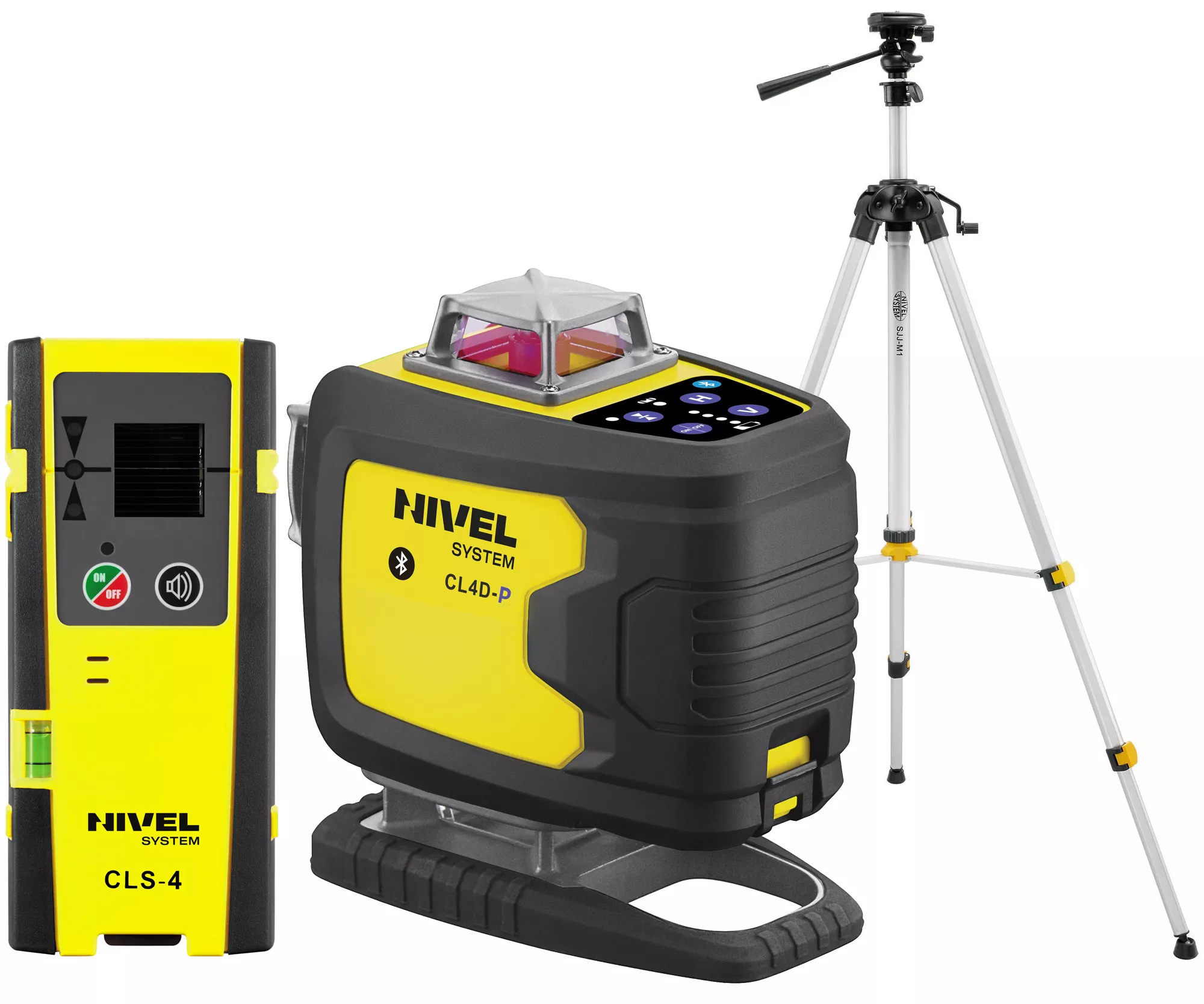 Multilaser krzyżowy Nivel System CL4D-P (+ statyw SJJ-M1 EX i czujnik CLS-4) | 