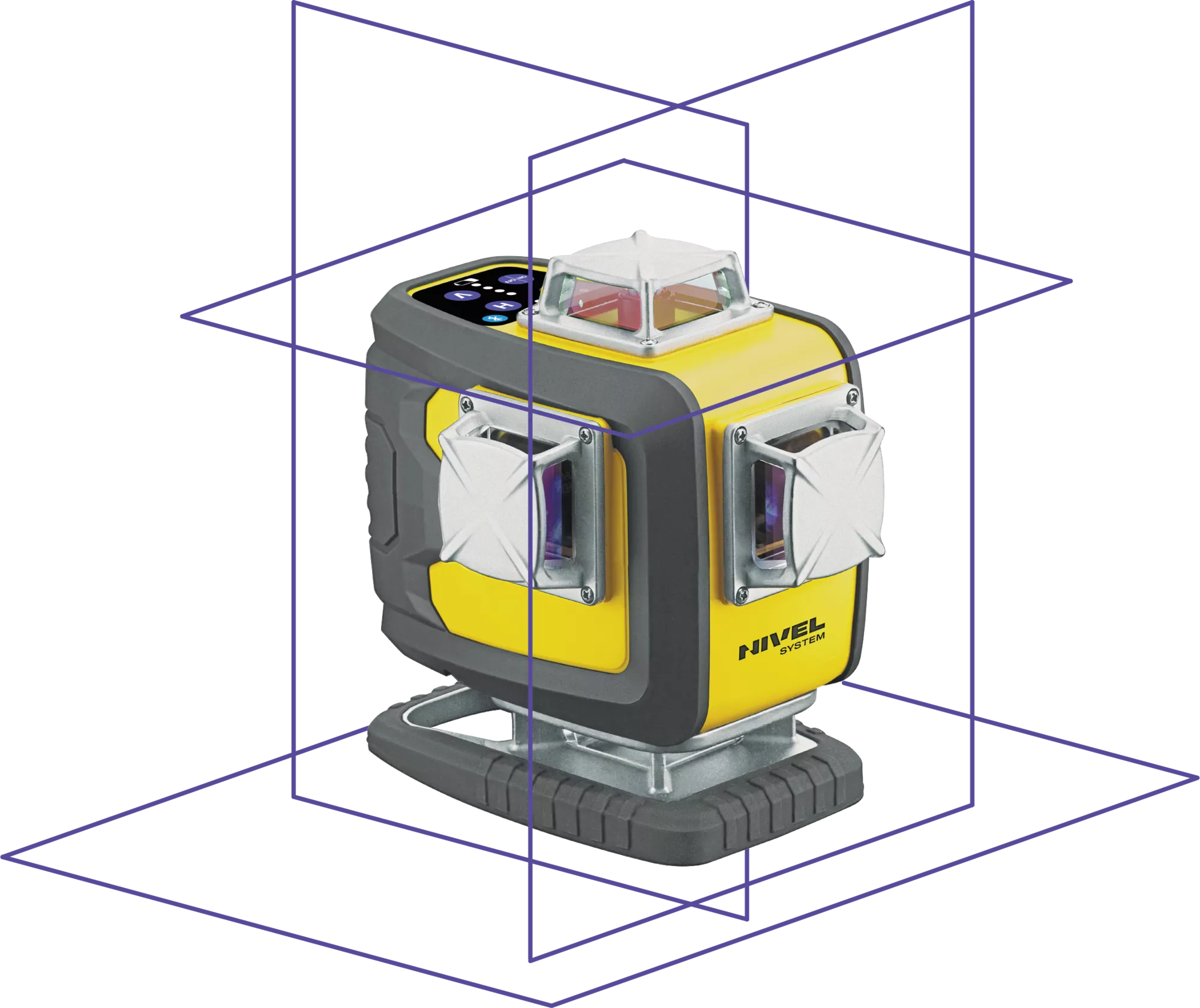 Multilaser krzyżowy Nivel System CL4D-P (+ tyczka LP-36) | 